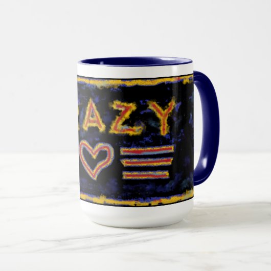 Crazy Heart Tasse (VorderseiteRechts)