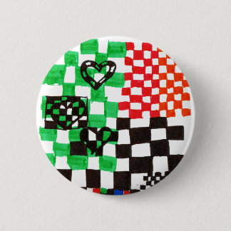 Crazy HeartQuilt Button