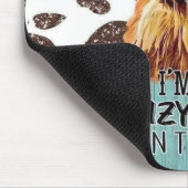 Crazy Heifer Down Street Mousepad (Ecke)
