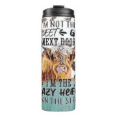 Crazy Heifer Thermosbecher (Vorderseite)