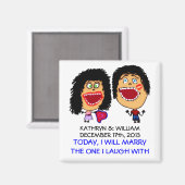 Crazy heiraten meinen besten Freund Magnet (Vorderseite/Rückseite)