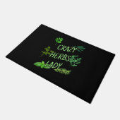 Crazy Herbs Lady Fußmatte (Schrägansicht)