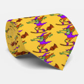 Crazy Hexe Surfing auf ihrem Zimmer Krawatte (Gerollt)