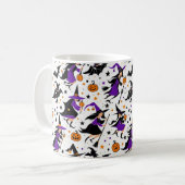 Crazy Hexenkompilationsmuster Kaffeetasse (Vorderseite Links)