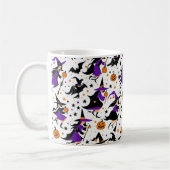 Crazy Hexenkompilationsmuster Kaffeetasse (Links)