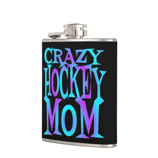 Crazy Hockey-Mama Flachmann (Links)