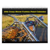 Crazy Horse Custom Paint 2021 Kalender (Titelbild)
