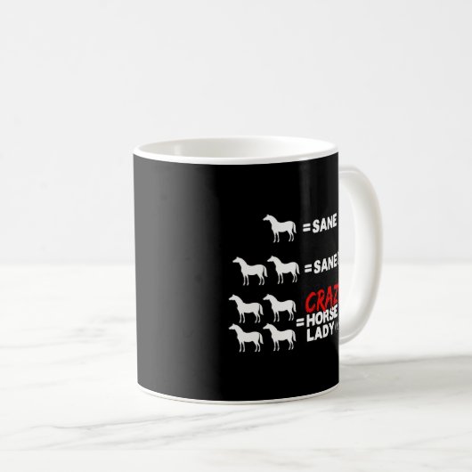 Crazy Horse Lady Kaffeetasse (VorderseiteRechts)