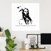 Crazy Horse Native American Leader Poster (Heimbüro)