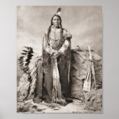 Crazy Horse Portrait Poster (Vorne)