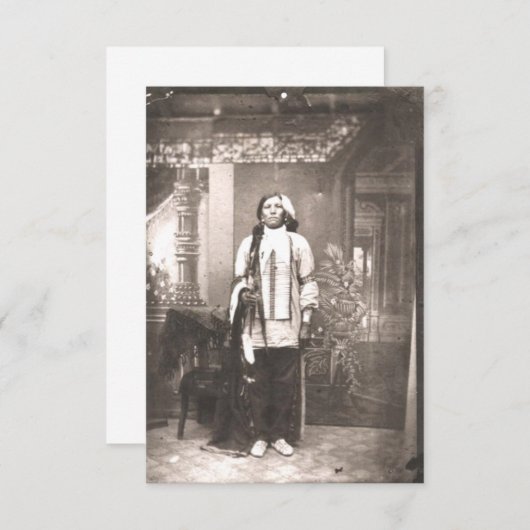 Crazy Horse Portrait Save The Date (Vorne/Hinten)