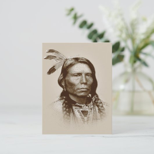 Crazy Horse Postkarte (Stehend Vorderseite)