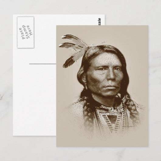 Crazy Horse Postkarte (Vorne/Hinten)