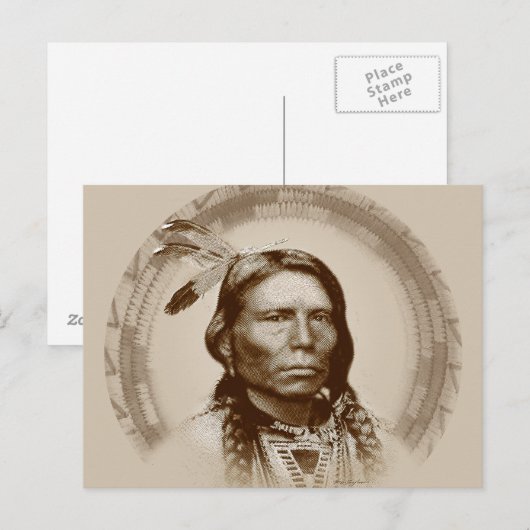 Crazy Horse Postkarte (Vorne/Hinten)