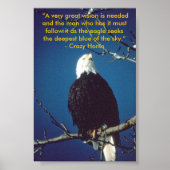 Crazy Horse Zitat Poster (Vorne)