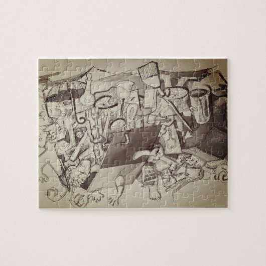 Crazy House Puzzle (Horizontal)