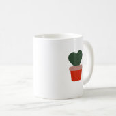 Crazy Hoya Lady lebt hier Funny Pflanze Hobby Kaffeetasse (VorderseiteRechts)