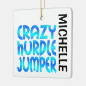 Crazy Hurdle Jumper CUSTOM Keramikornament (Links)