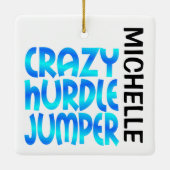 Crazy Hurdle Jumper CUSTOM Keramikornament (Rückseite)