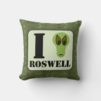 Crazy I Liebe Roswell UFO Alien Character Kissen