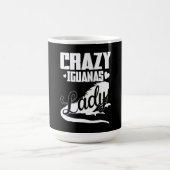 Crazy Iguana Lady Kaffeetasse (Mittel)