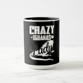 Crazy Iguana Lady Tasse (Zentrum)