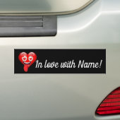 Crazy in der Liebe Autoaufkleber (Auf Auto)