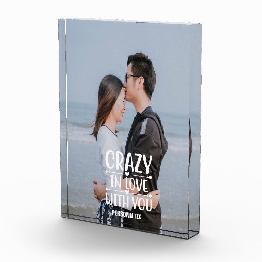 Crazy in Liebe mit Ihrem Foto Block (Rechts)