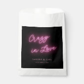 Crazy in Liebe Neon Glow Geschenktütchen (Vorderseite)