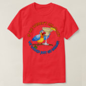 Crazy Insane Parrot T-Shirt (Design vorne)