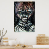 Crazy Insane Straitcoat für Wahnsinn Poster (Küche)