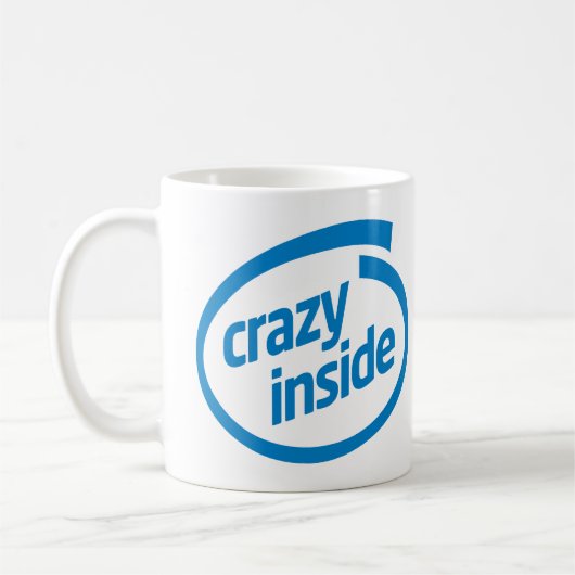 Crazy inside kaffeetasse (Links)