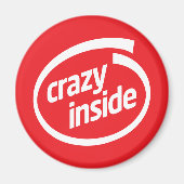 Crazy inside magnet (Vorne)