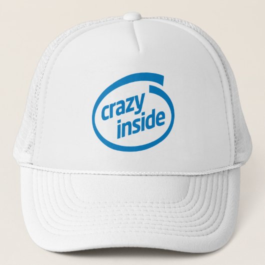 Crazy inside truckerkappe (Vorderseite)