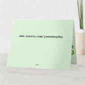 CRAZY IRISH COUSIN ST PATRICK'S DAY DANKESKARTE (Rückseite)