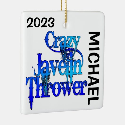 Crazy Javelin Thrower CUSTOM Keramikornament (Rechts)