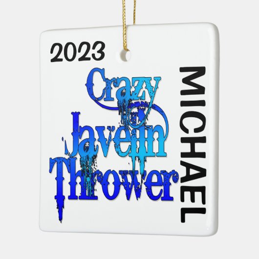 Crazy Javelin Thrower CUSTOM Keramikornament (Links)