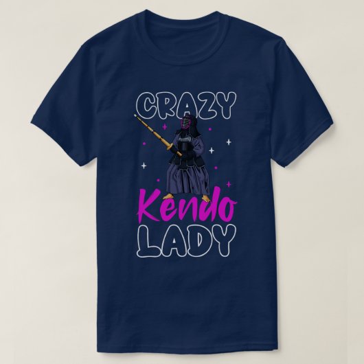 Crazy Kendo Lady Kendo T-Shirt (Design vorne)