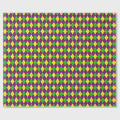 Crazy Kids Colors 05 Raute Geschenkpapier (Flach)