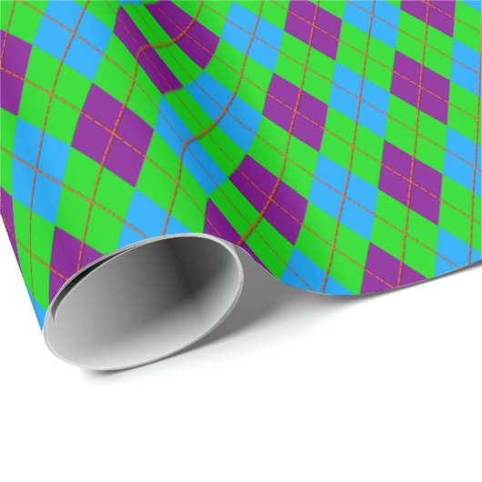 Crazy Kids Colors 14 Raute Geschenkpapier (Rolleneckpunkt)