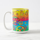 Crazy Kids Colors-PEACE OUT-2 Toned Tasse (Links)