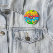 Crazy Kids Colors-PEACE OUT-Button-Button Button (Beispiel)