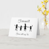 Crazy Kids Farewell Karte (Gelbe Blume)