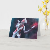 Crazy Killer Karte (Gelbe Blume)