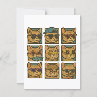 Crazy Kitty Club Postkarte