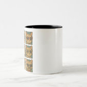 Crazy Kitty Club Zweifarbige Tasse (Mittel)