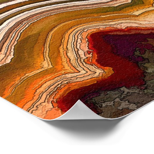 Crazy Lace Agate Fantasy Opus 02 Poster (Ecke)