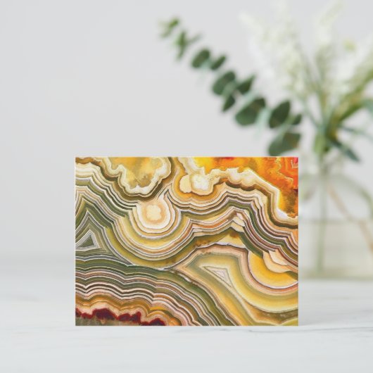 Crazy Lace Agate Fantasy Opus 02 Postkarte (Stehend Vorderseite)