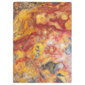 Crazy Lace Agate Pattern Klemmbrett (Rückseite)