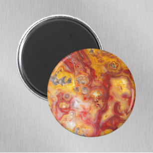 Crazy Lace Agate Pattern Magnet
